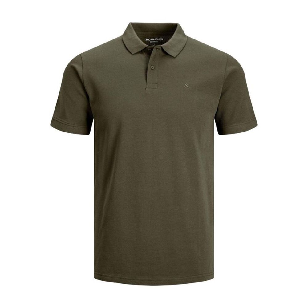 Jack And Jones Mens Basic Polo Shirt / Olive Night